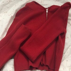 Brandy Melville Arden hoodie (red)